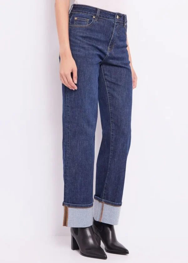 PANTALON JEANS CON VUELTA - Imagen 2